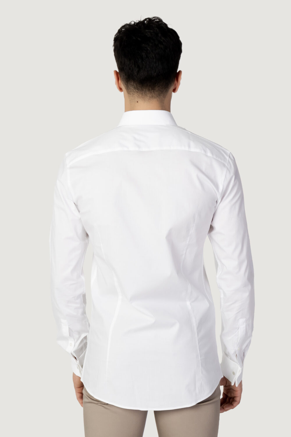 Camicia manica lunga Hugo ejinar Bianco - Foto 3