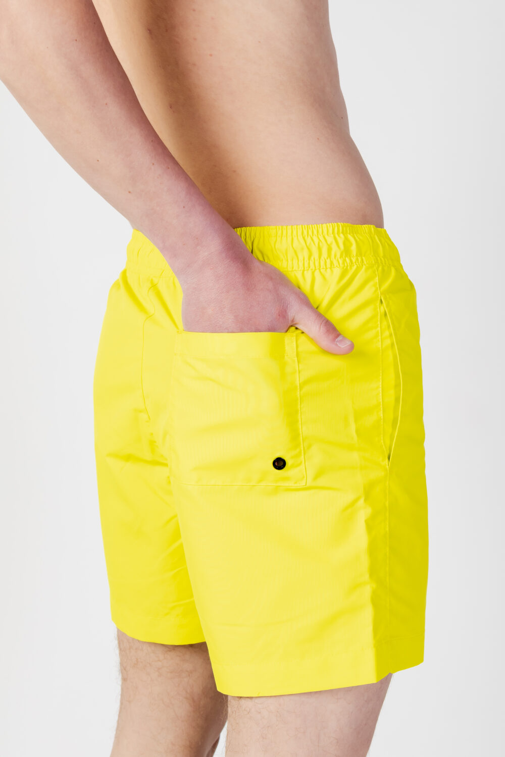 Costume da bagno Calvin Klein Jeans medium drawstring Giallo lime - Foto 4