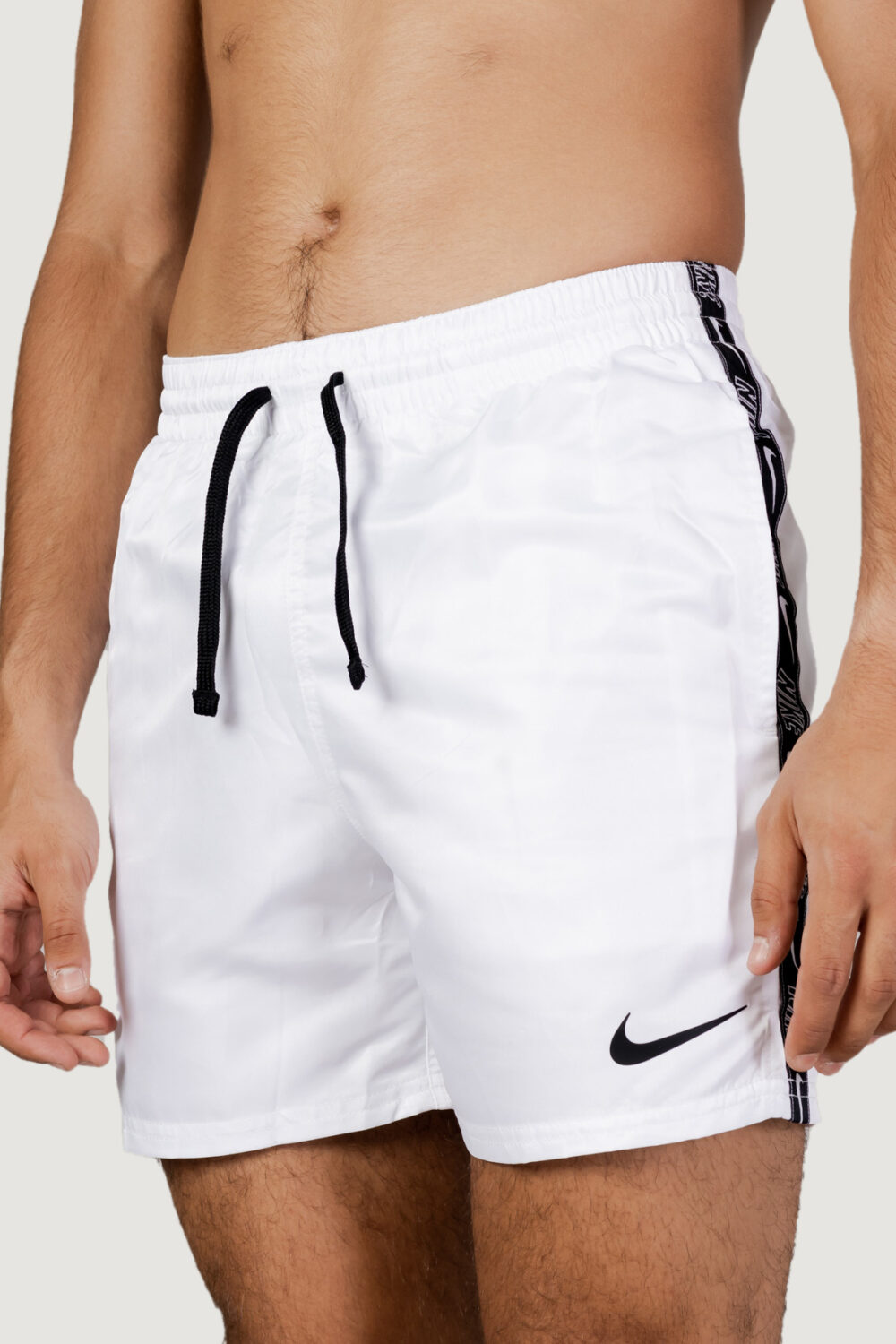 Costume da bagno Nike Swim logo tape Bianco - Foto 1