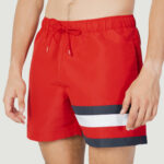 Costume da bagno Tommy Hilfiger Jeans medium drawstring flag Rosso - Foto 1