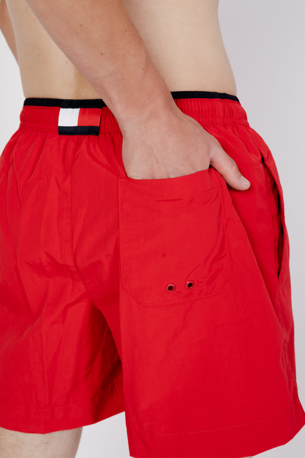 Costume da bagno Tommy Hilfiger Jeans medium drawstring Rosso - Foto 5