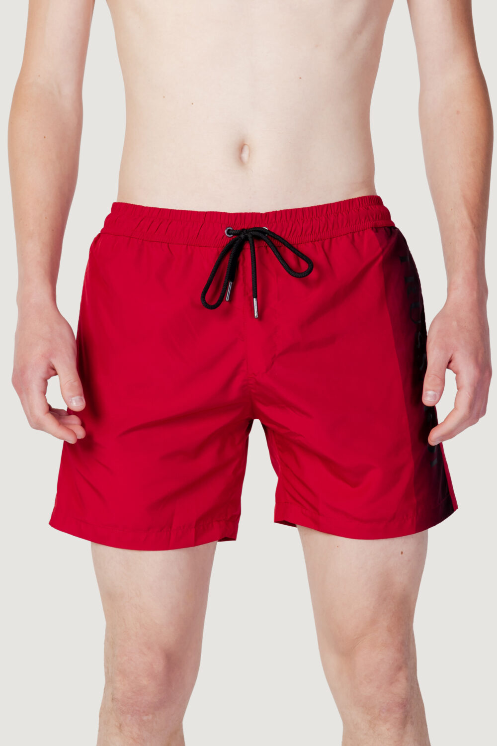 Costume da bagno Trussardi Beachwear logo laterale Rosso - Foto 3