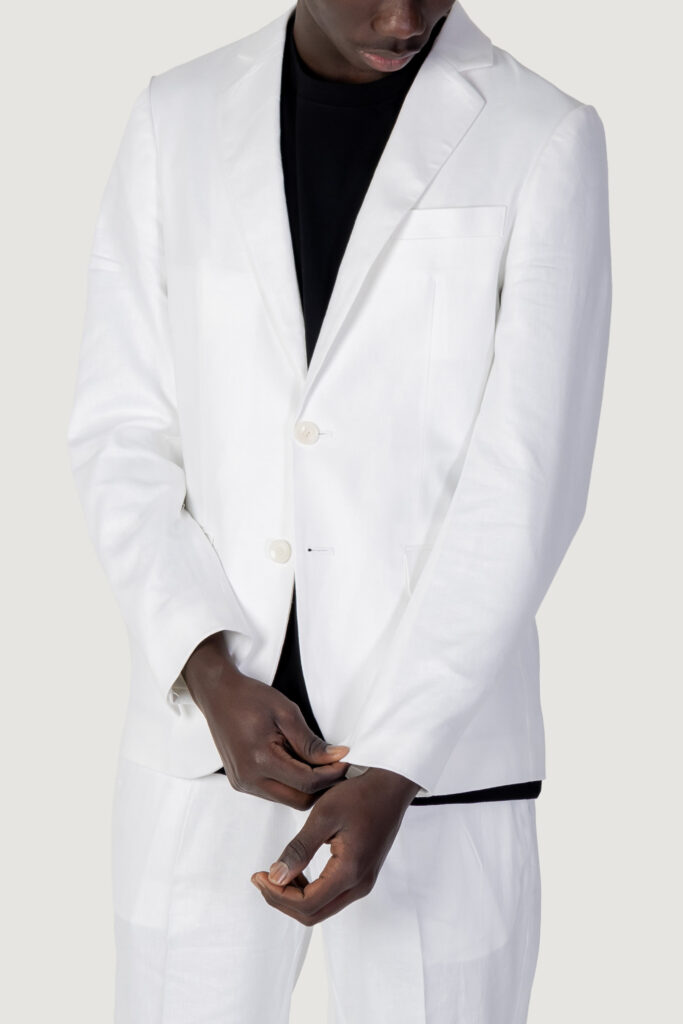 Giacca da completo Antony Morato giacca zelda slim fit in tessuto Bianco