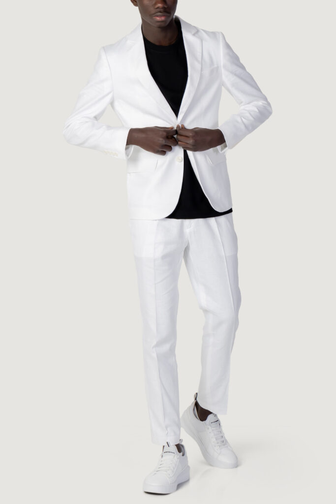 Giacca da completo Antony Morato giacca zelda slim fit in tessuto Bianco