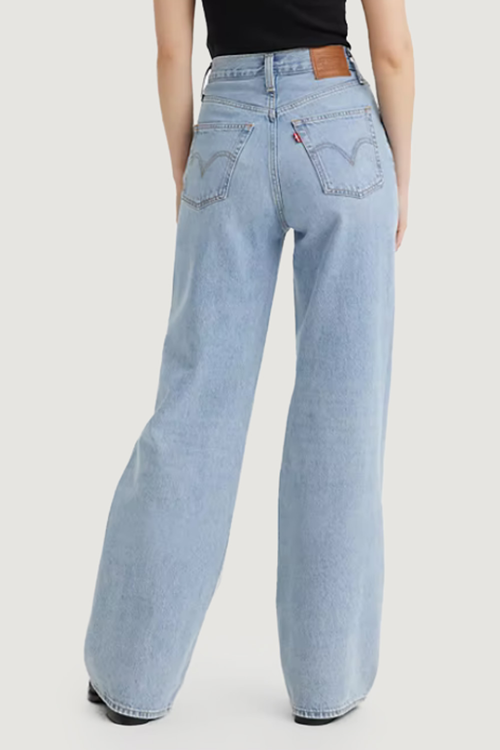 Jeans larghi Levi's® ribcage wide leg Denim chiaro - Foto 5