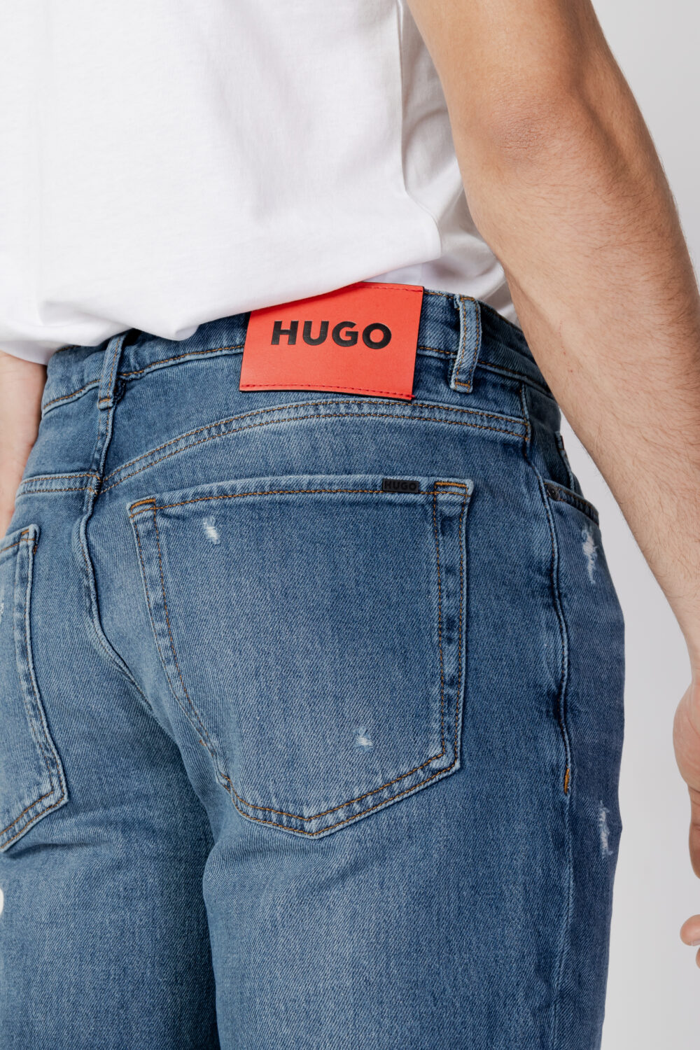 Jeans Tapered Hugo hugo 634 Denim - Foto 5