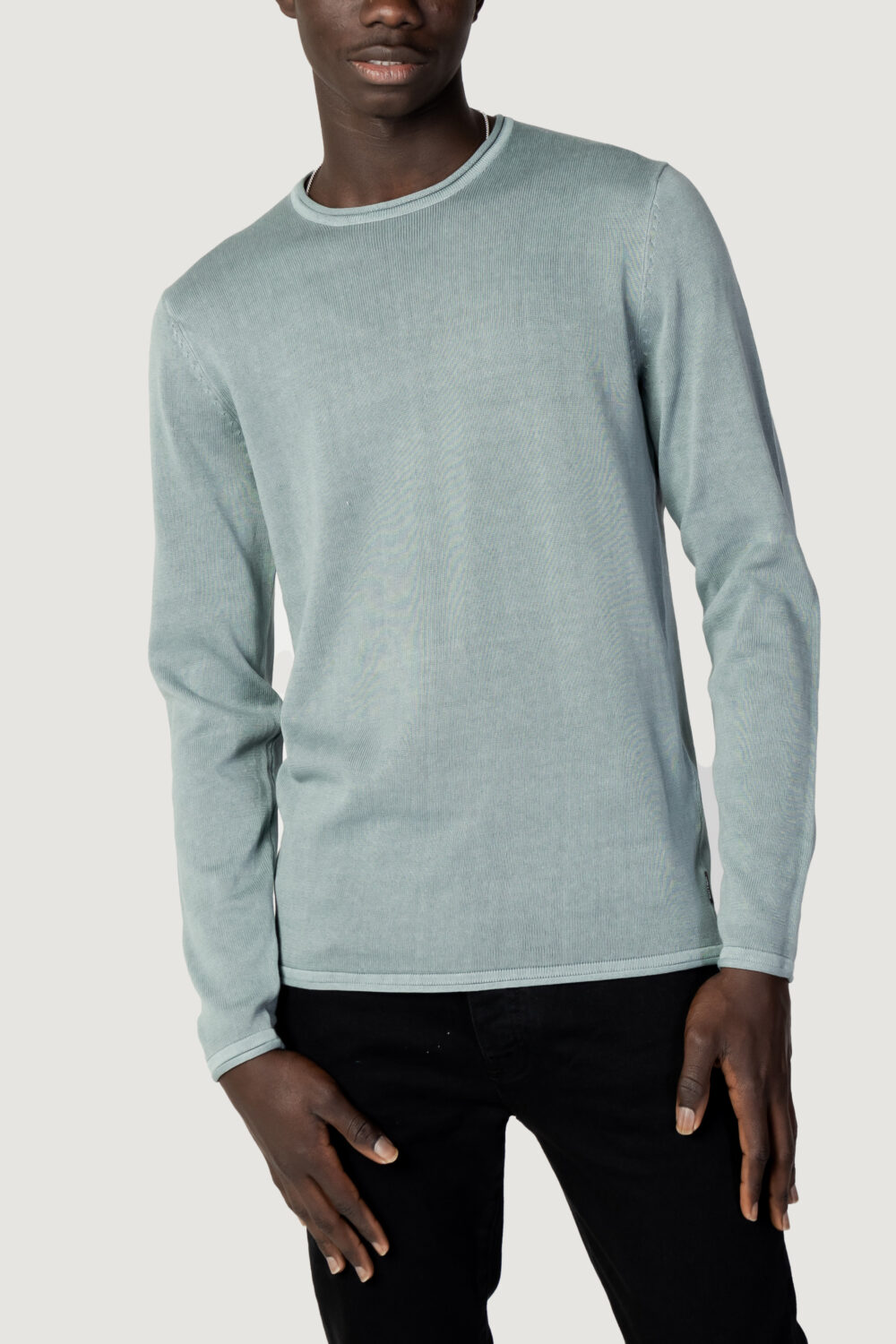 Maglia Only & Sons onsgarson 12 wash crew knit noos Celeste - Foto 1