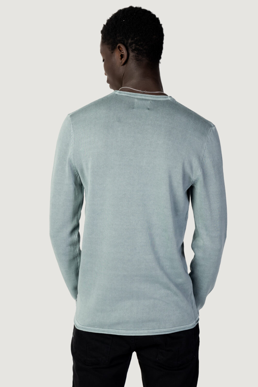 Maglia Only & Sons onsgarson 12 wash crew knit noos Celeste - Foto 3