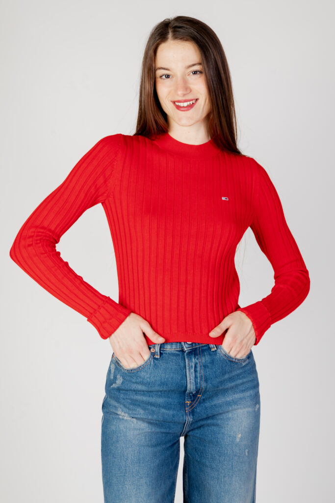 Maglione Tommy Hilfiger Jeans tjw bxy rib sweater Rosso