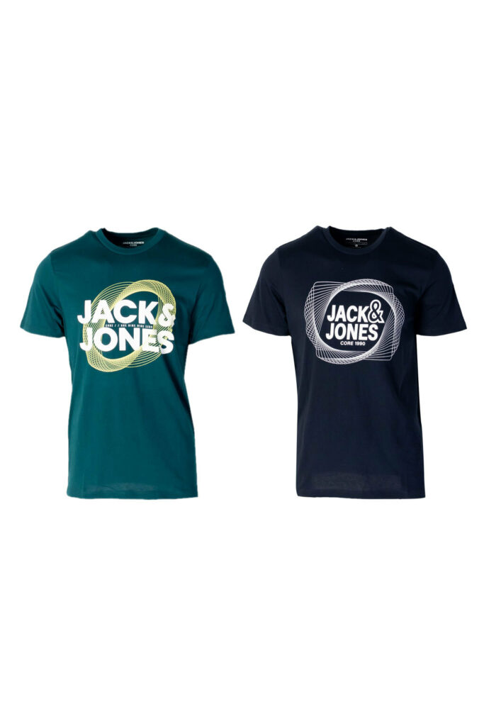 T-shirt Jack Jones bipack luca tee ss crew neck Blu – Verde