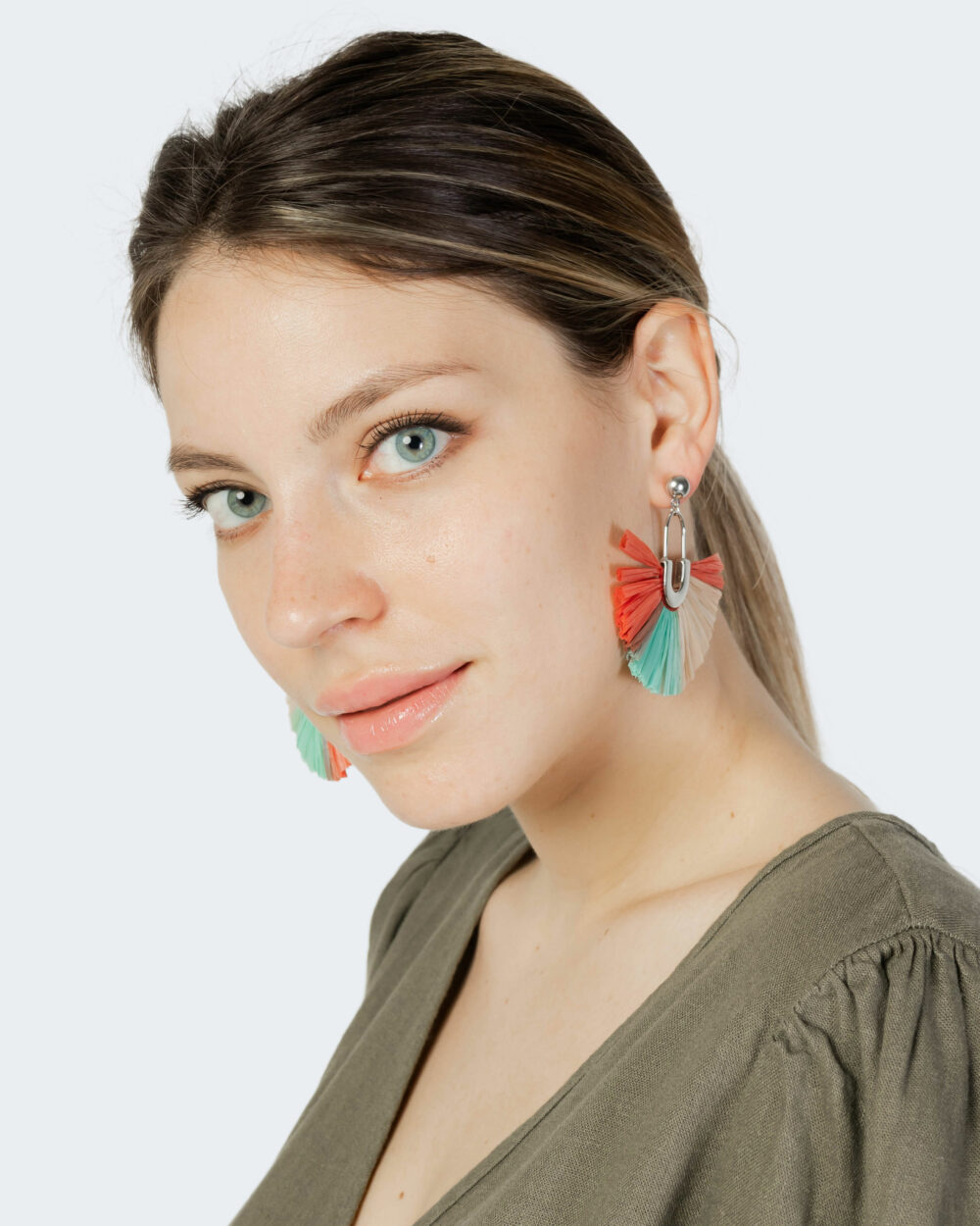 Orecchini Pieces pcvamaja earrings sww - 17123228 Argento - Foto 1