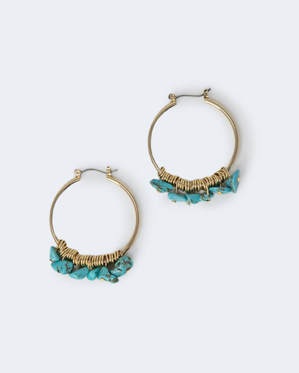 Orecchini Pieces pcviony hoop earrings sww Oro - Foto 1