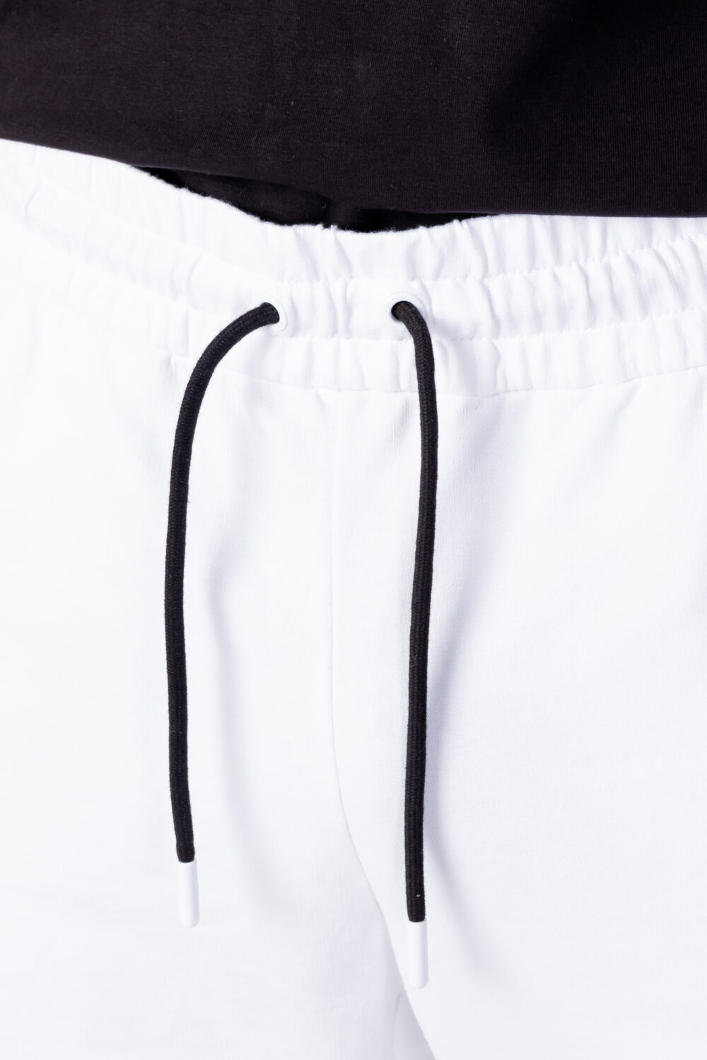Pantaloni sportivi EA7 bicolor logo Bianco - Foto 2