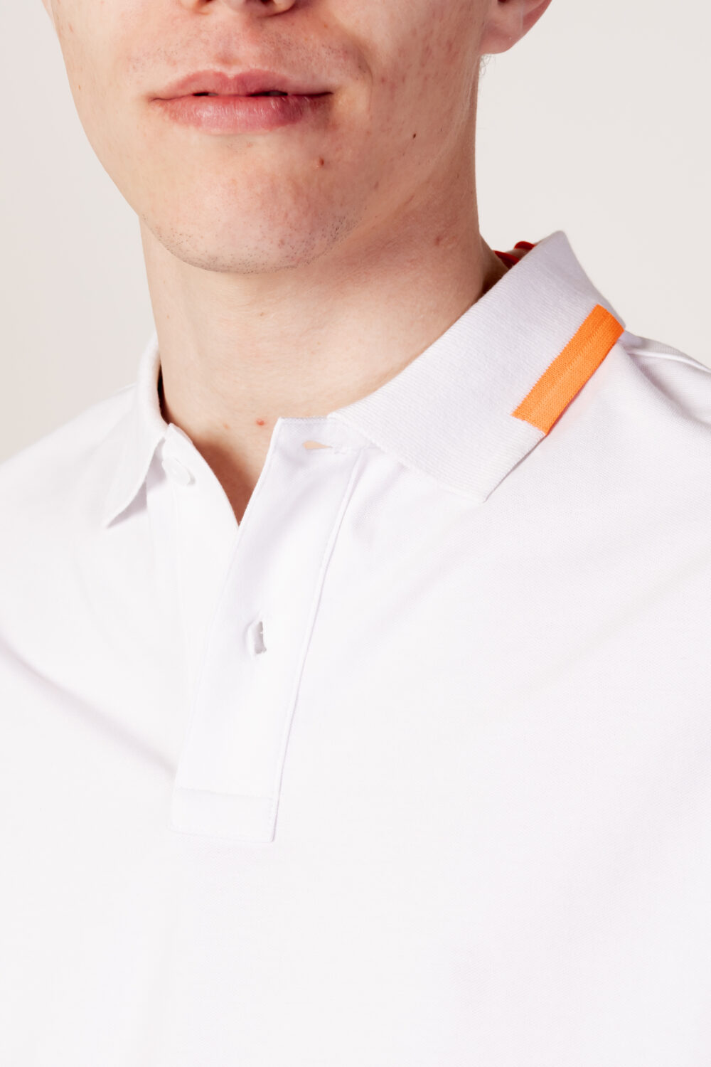 Polo manica corta Suns federico classic tag in piquet Bianco - Foto 2