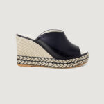 Scarpe con tacco Espadrilles amila vegetal espadrilles negro Nero - Foto 1