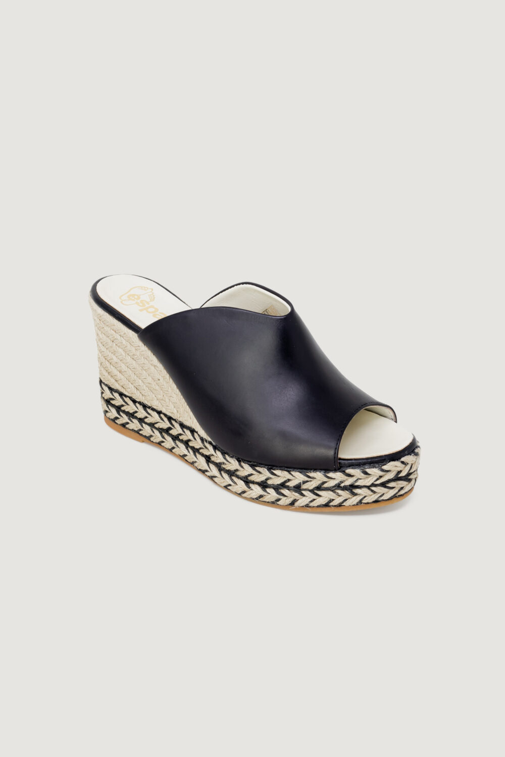 Scarpe con tacco Espadrilles amila vegetal espadrilles negro Nero - Foto 2