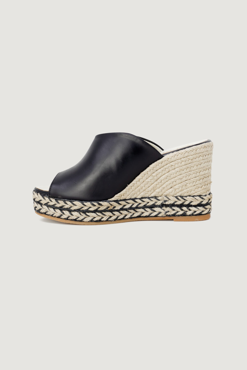 Scarpe con tacco Espadrilles amila vegetal espadrilles negro Nero - Foto 3