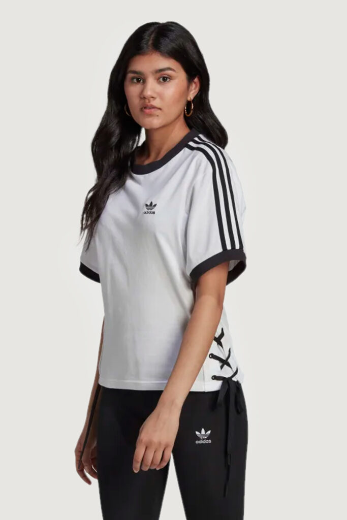 T-shirt Adidas laced tee hk5062 Bianco