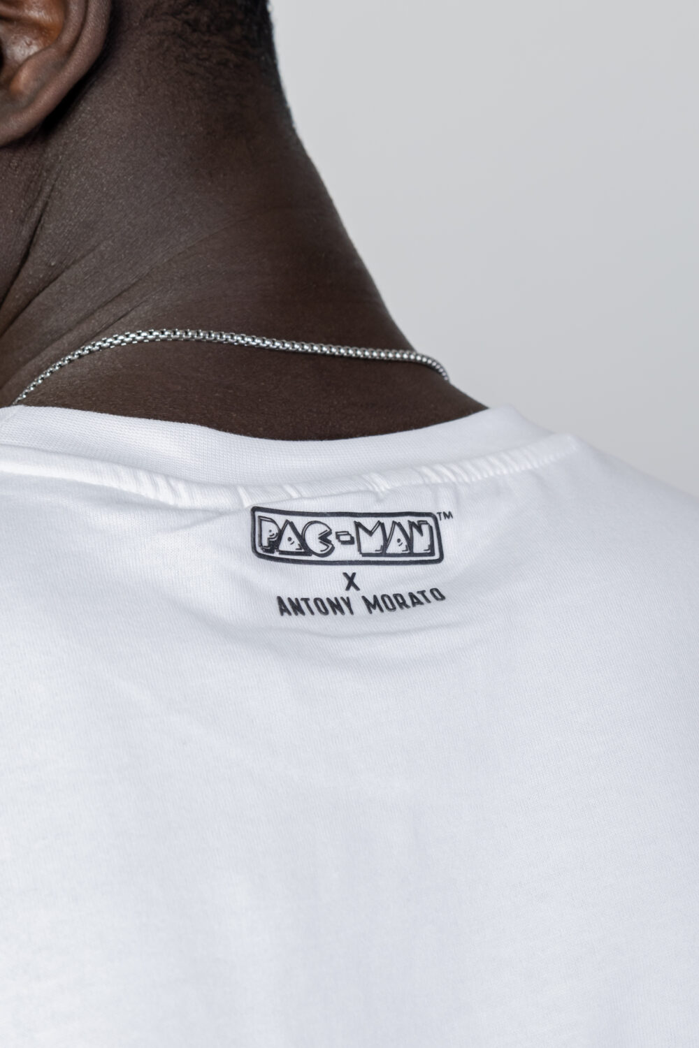 T-shirt Antony Morato pac-man regular fit Bianco - Foto 4