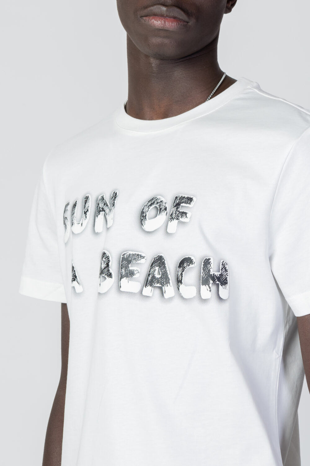 T-shirt Antony Morato slim fit in jersey cot Crema - Foto 2