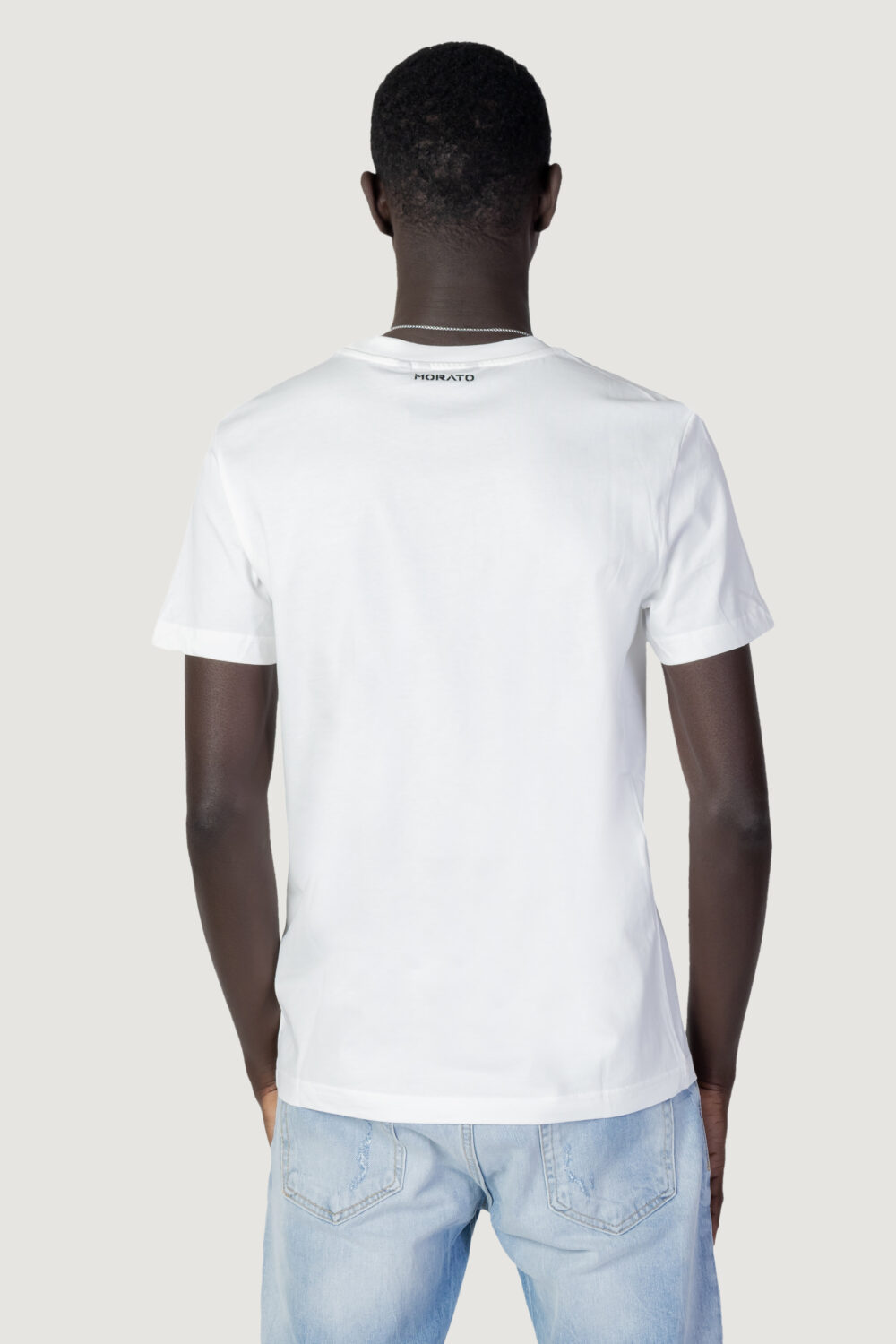 T-shirt Antony Morato slim fit in jersey cot Crema - Foto 3