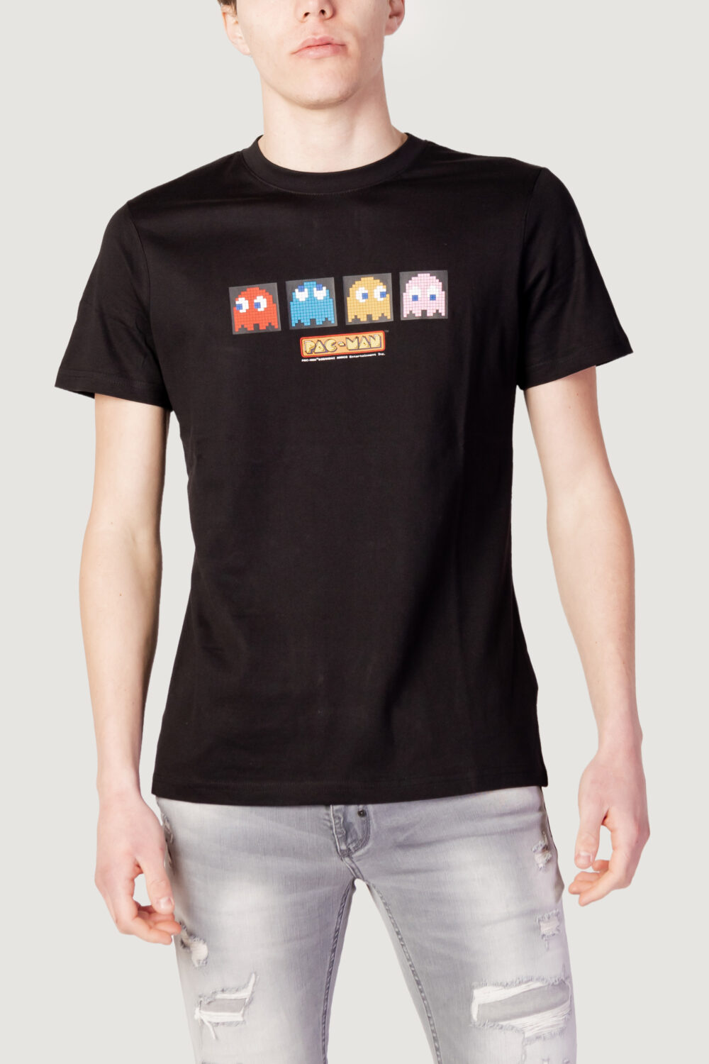 T-shirt Antony Morato pac-man regular fit Nero - Foto 1