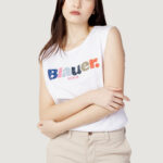 T-shirt Blauer. logo frammentato Bianco - Foto 1