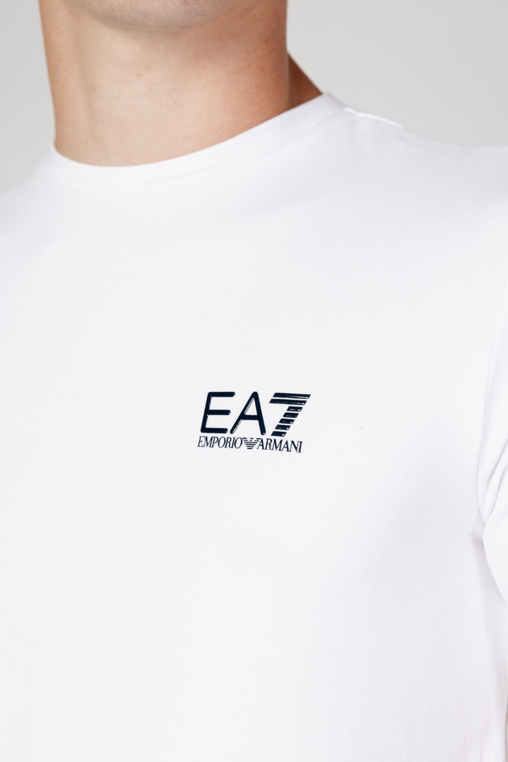 T-shirt EA7 logo Bianco - Foto 2