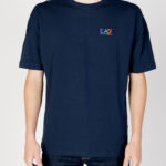 T-shirt EA7 logo lato cuore Blu - Foto 1