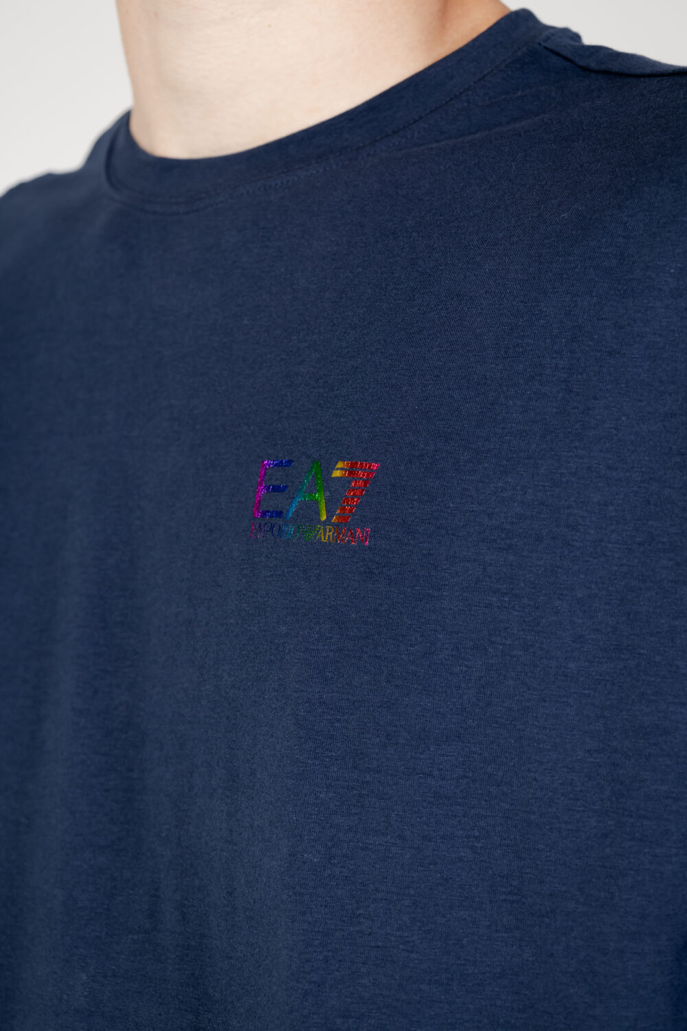 T-shirt EA7 logo lato cuore Blu - Foto 2