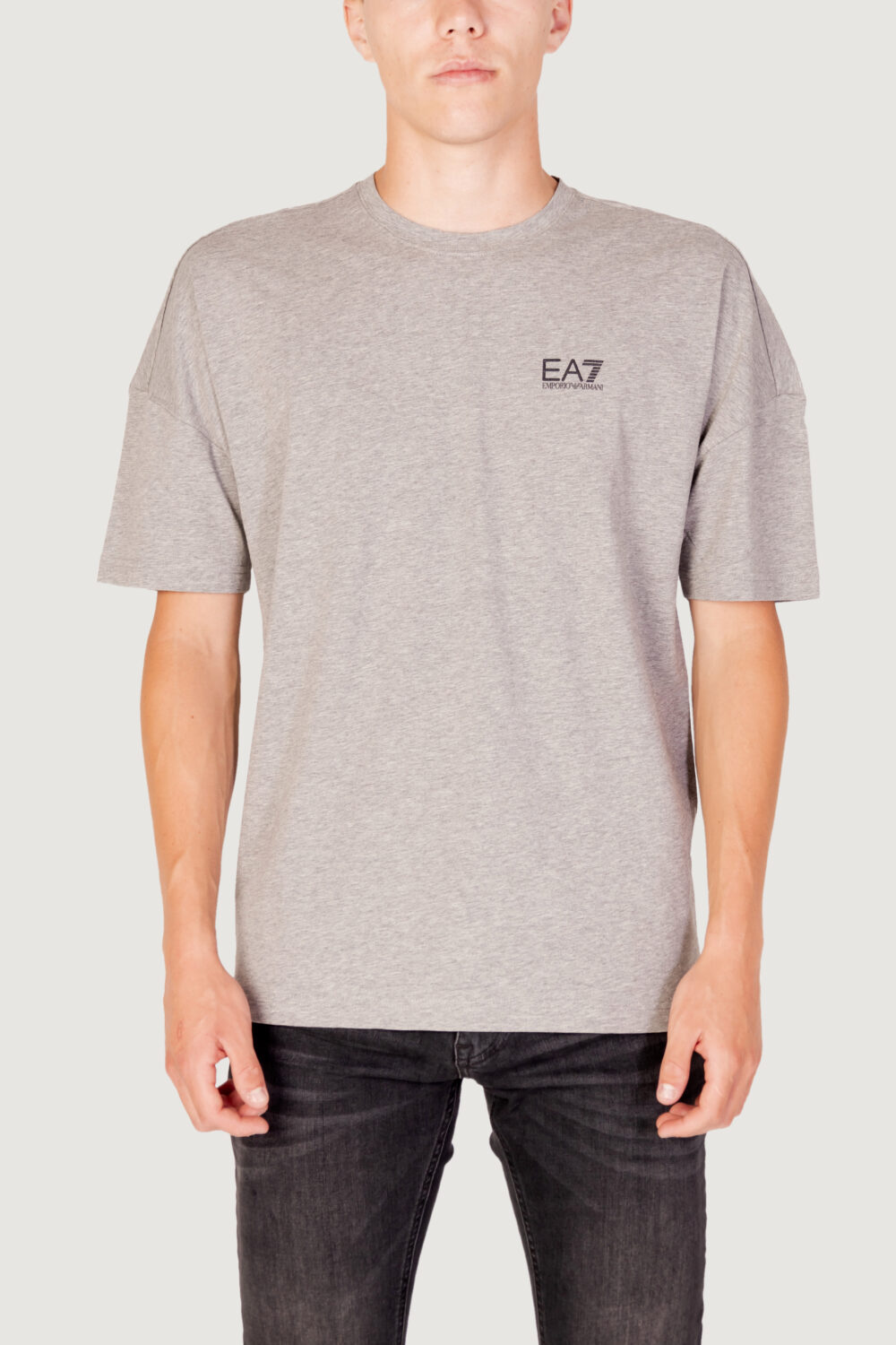 T-shirt EA7 logo lato cuore Grigio - Foto 1