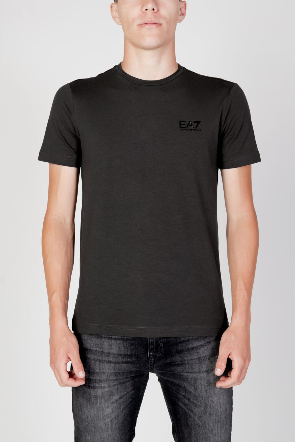 T-shirt EA7 logo Grigio Scuro - Foto 1