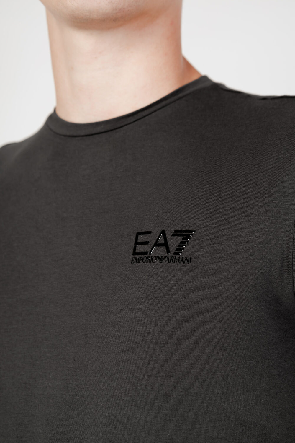 T-shirt EA7 logo Grigio Scuro - Foto 2