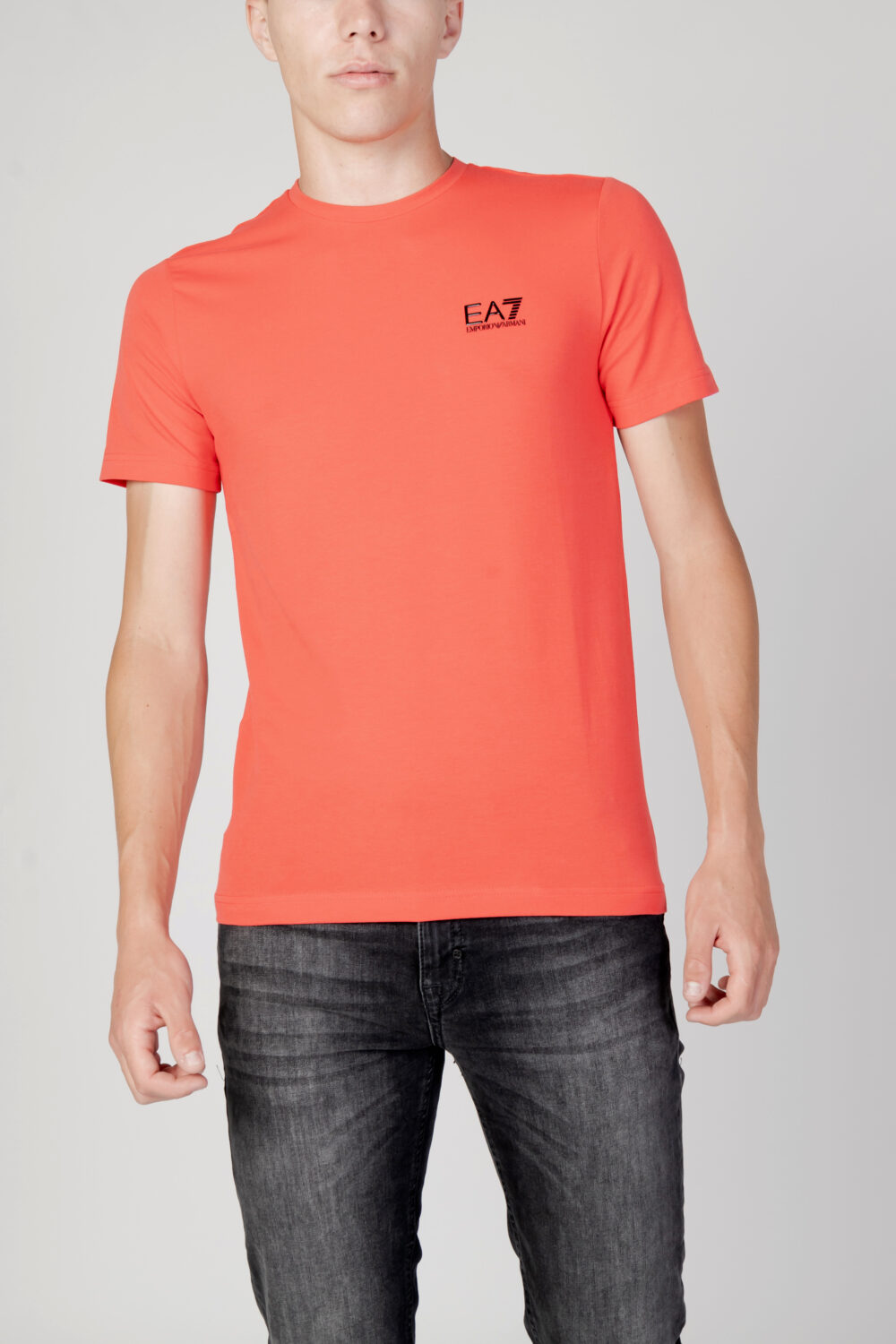 T-shirt EA7 logo Rosso - Foto 1