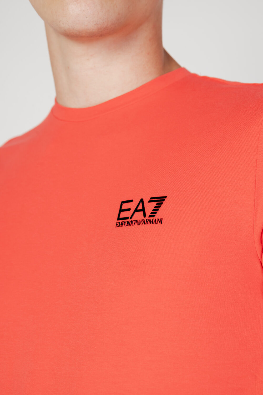 T-shirt EA7 logo Rosso - Foto 2