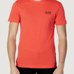 T-shirt EA7 logo piccolo Rosso - Foto 1
