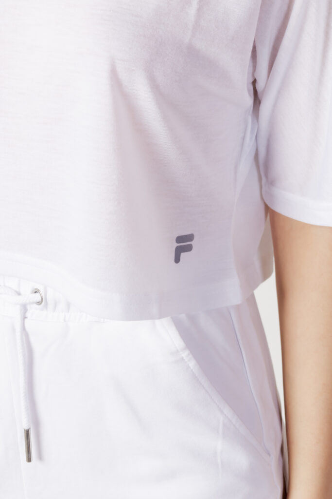 T-shirt Fila recanati cropped shirt Bianco