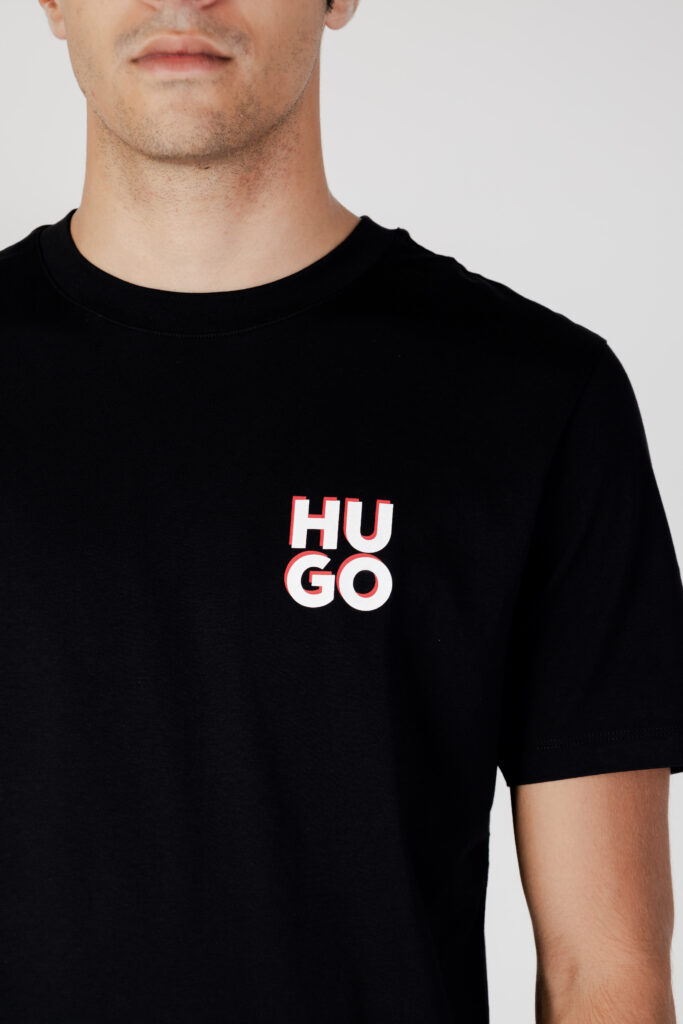 T-shirt Hugo dimento Nero