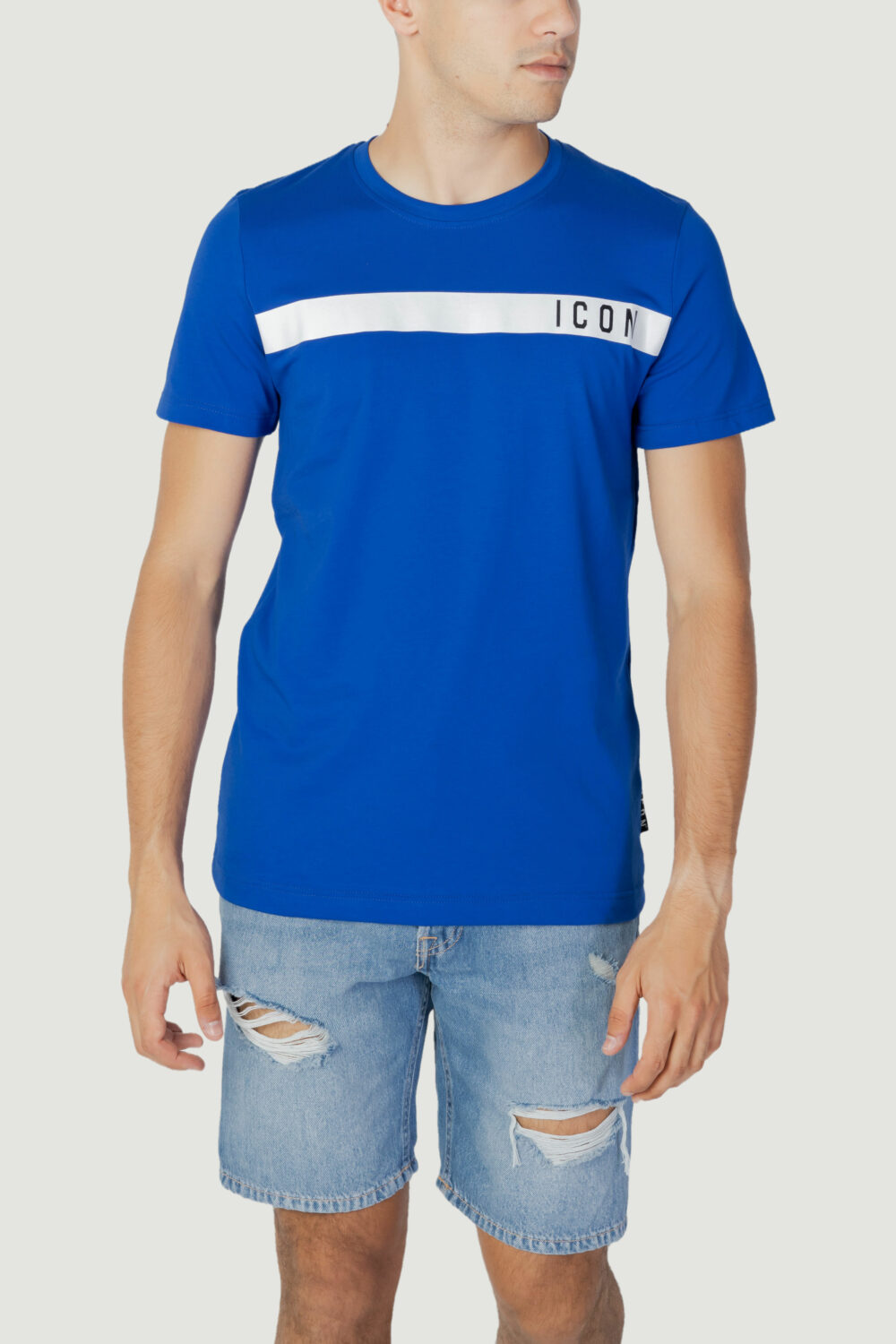 T-shirt Icon fascia logo Azzurro - Foto 1