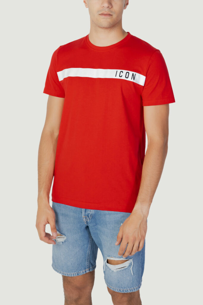 T-shirt Icon fascia logo Rosso