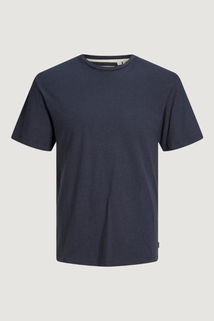 T-shirt Jack Jones jprcc soft linen blend tee ss solid ln Blu