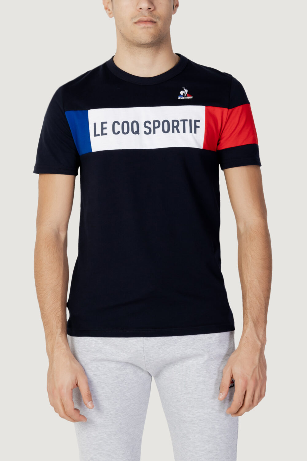 T-shirt LE COQ SPORTIF tri tee ss Blu - Foto 5