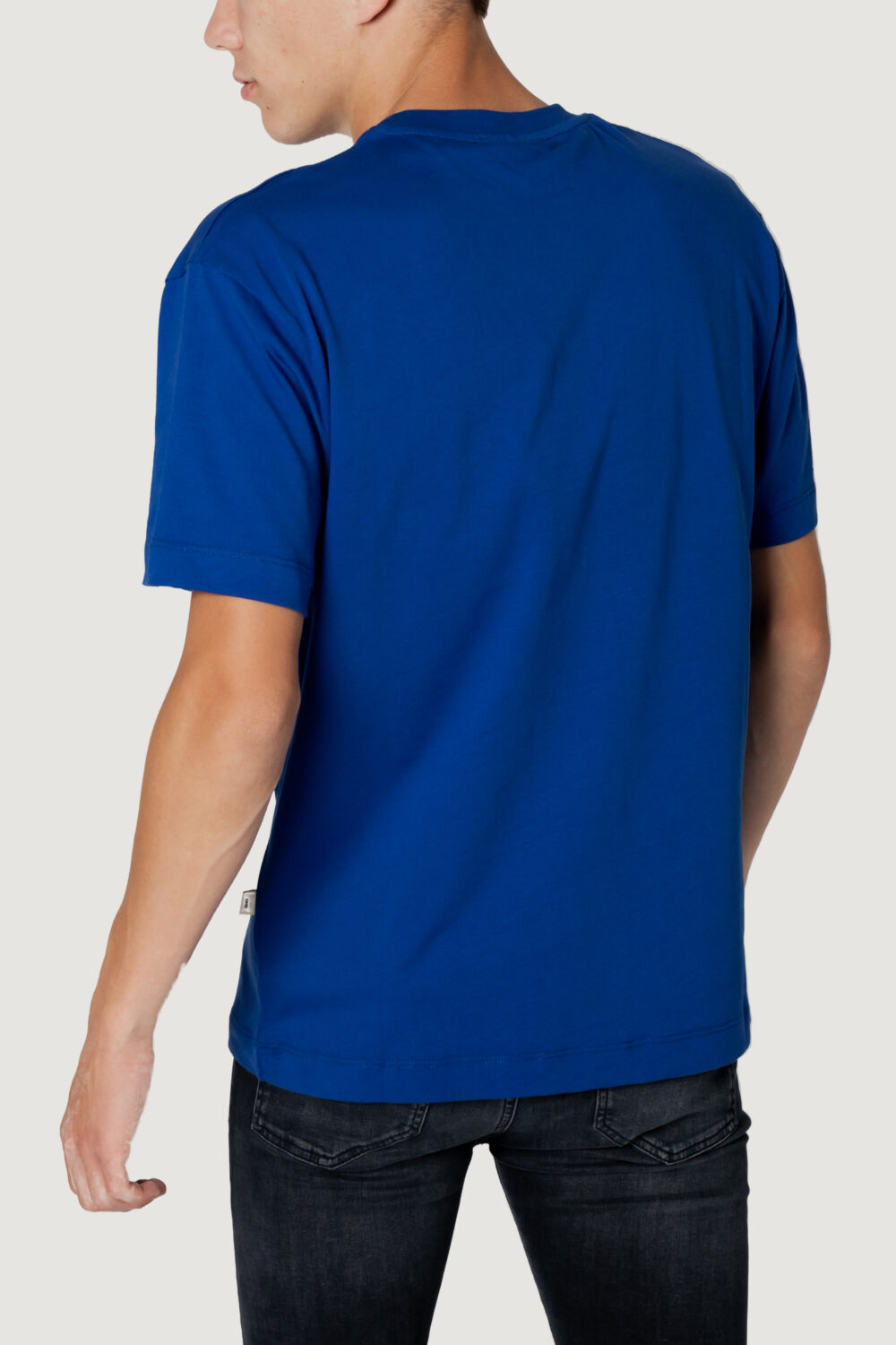 T-shirt Liu-Jo logo ricamo Azzurro - Foto 3