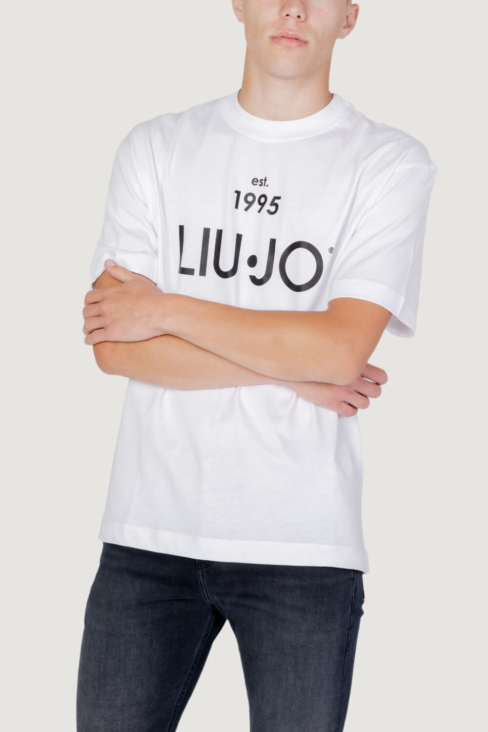 T-shirt Liu-Jo est 1995 Bianco - Foto 1