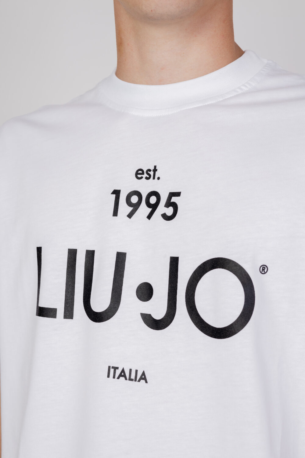 T-shirt Liu-Jo est 1995 Bianco - Foto 2