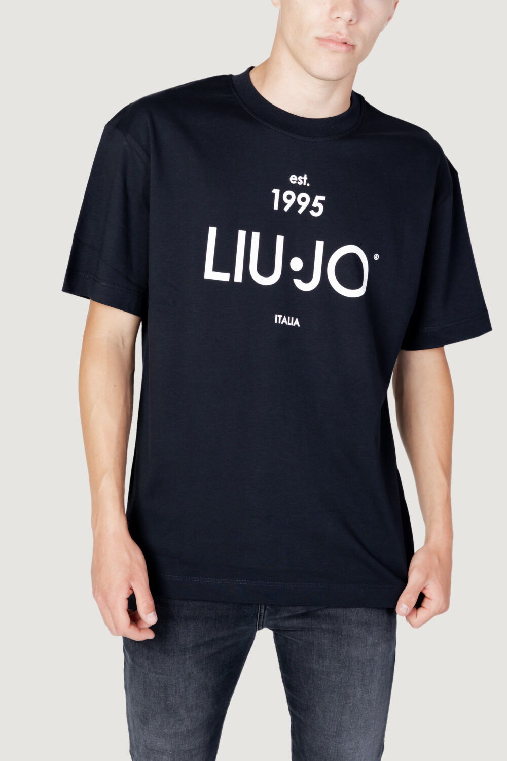 T-shirt Liu-Jo est 1995 Blu - Foto 1