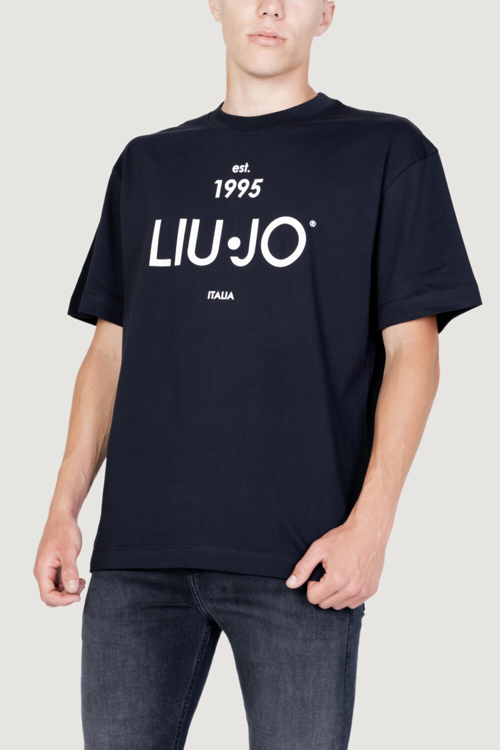 T-shirt Liu-Jo est 1995 Blu - Foto 4