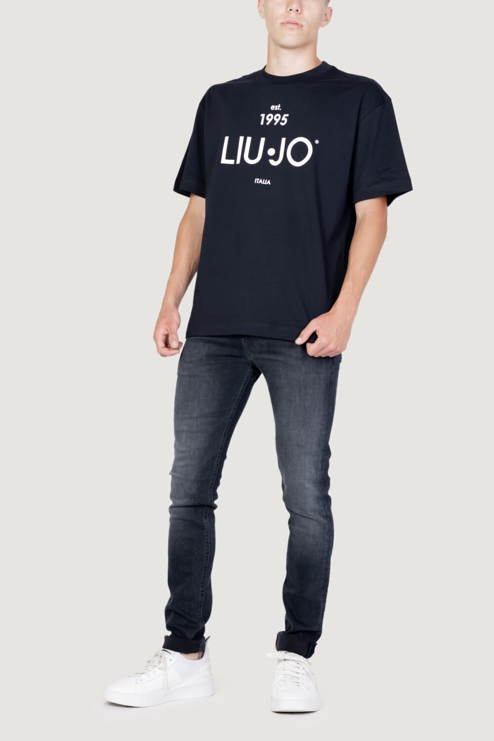 T-shirt Liu-Jo est 1995 Blu - Foto 5