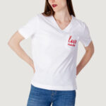 T-shirt Love Moschino ricamo logo Bianco - Foto 1