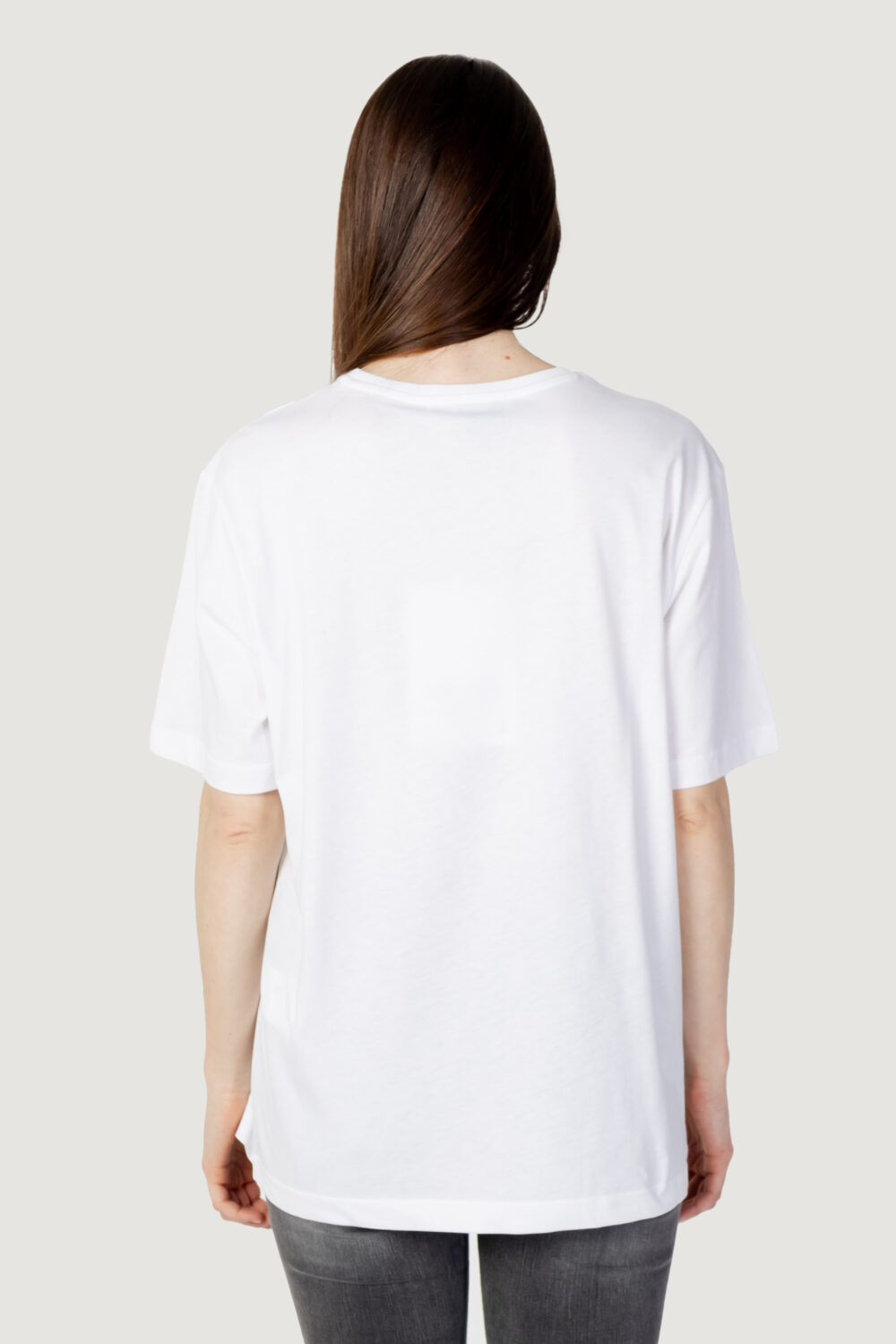 T-shirt Love Moschino stampa logo box Bianco - Foto 4